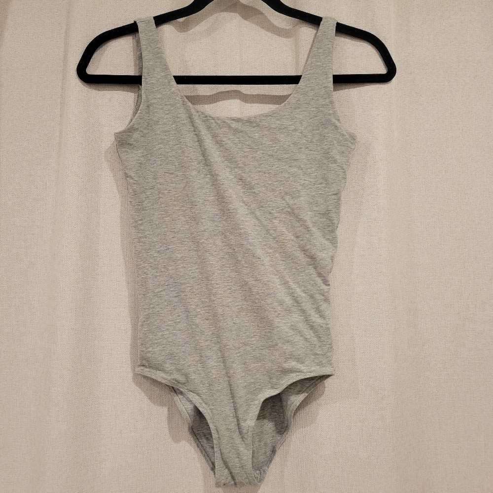 Everlane Supima Cotton Sleeveless Low Back Bodysuit Size XS